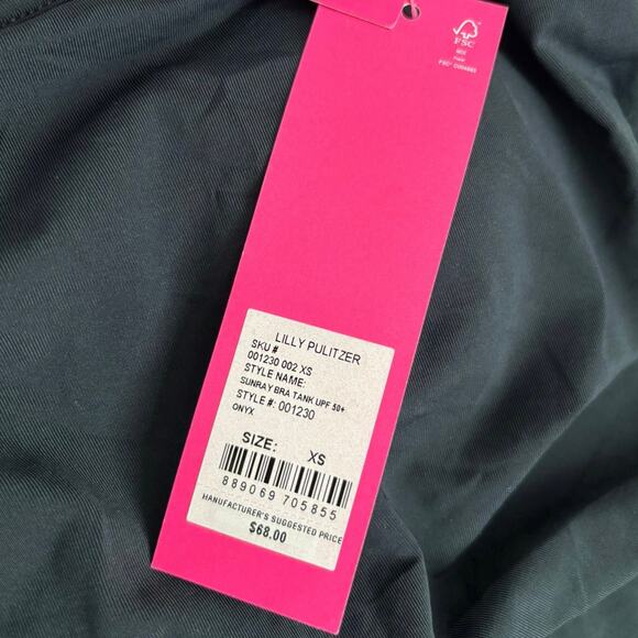 Lilly Pulitzer NWT Sunray Bra Tank SPF 30 Luxletic XS - Picture 4 of 5
